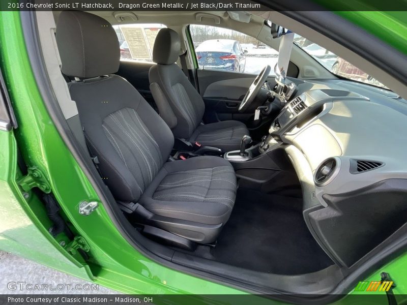 Front Seat of 2016 Sonic LT Hatchback