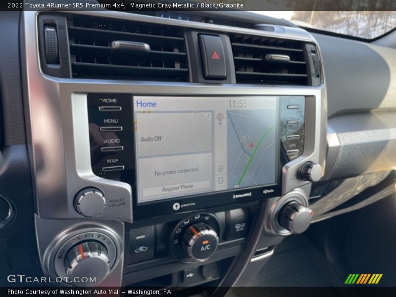 Magnetic Gray Metallic / Black/Graphite 2022 Toyota 4Runner SR5 Premium 4x4