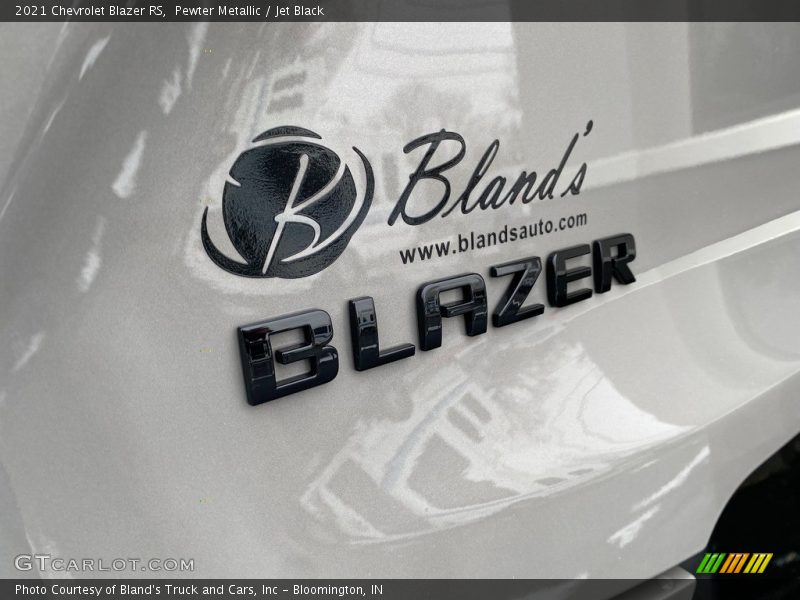 Pewter Metallic / Jet Black 2021 Chevrolet Blazer RS