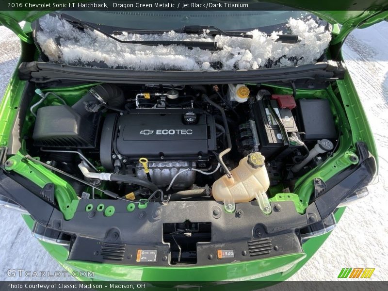  2016 Sonic LT Hatchback Engine - 1.8 Liter DOHC 16-Valve VVT Ecotec 4 Cylinder