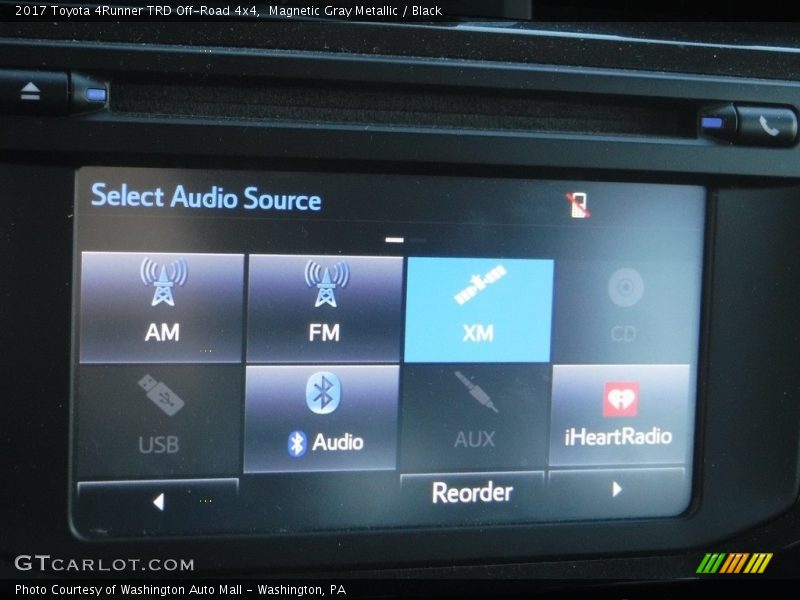 Magnetic Gray Metallic / Black 2017 Toyota 4Runner TRD Off-Road 4x4