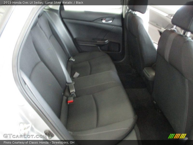 Lunar Silver Metallic / Black 2019 Honda Civic LX Sedan