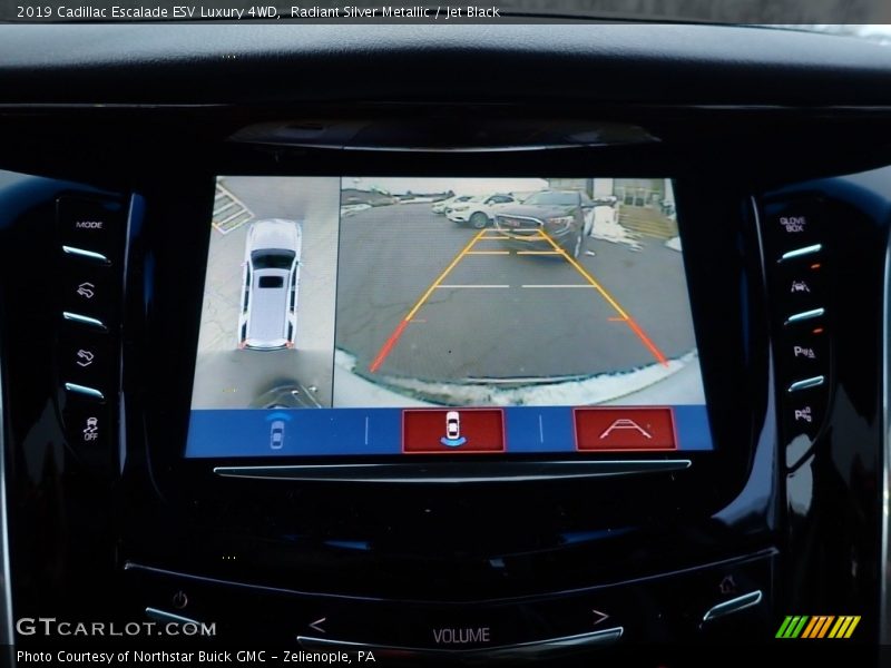 Radiant Silver Metallic / Jet Black 2019 Cadillac Escalade ESV Luxury 4WD