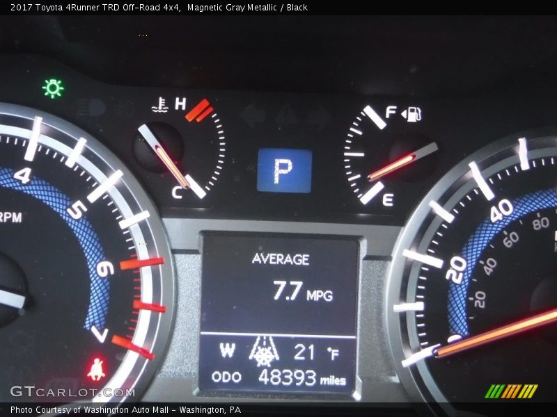 Magnetic Gray Metallic / Black 2017 Toyota 4Runner TRD Off-Road 4x4