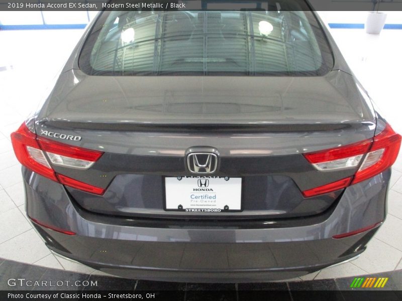 Modern Steel Metallic / Black 2019 Honda Accord EX Sedan