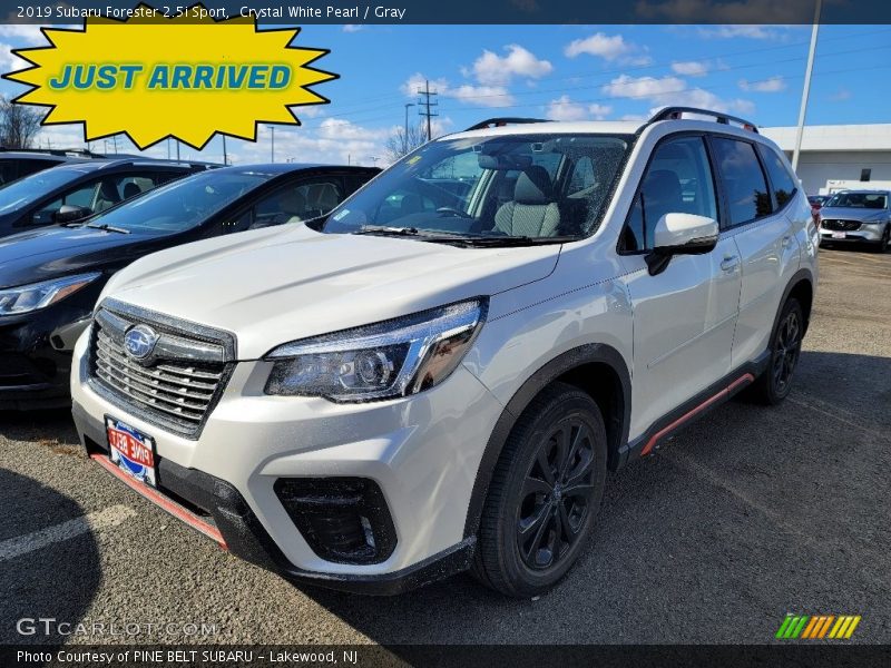 Crystal White Pearl / Gray 2019 Subaru Forester 2.5i Sport