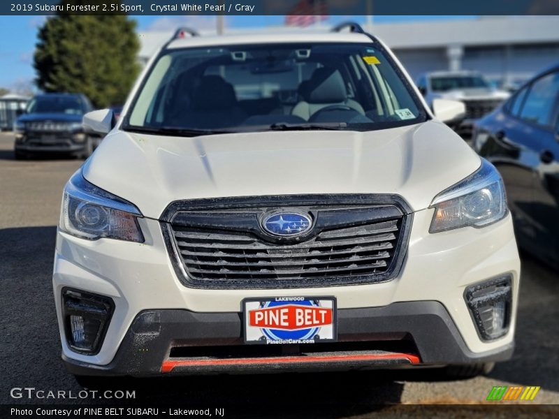 Crystal White Pearl / Gray 2019 Subaru Forester 2.5i Sport