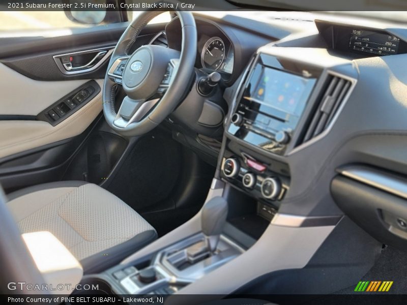 Crystal Black Silica / Gray 2021 Subaru Forester 2.5i Premium