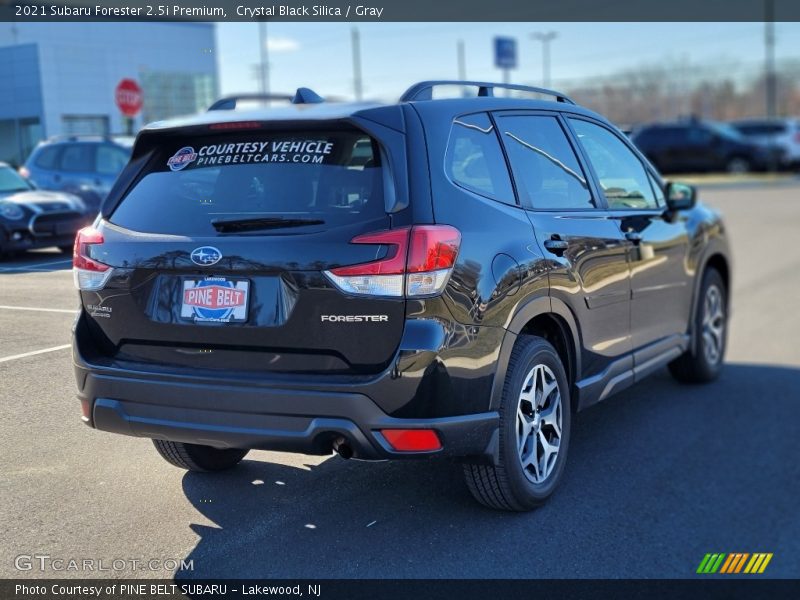 Crystal Black Silica / Gray 2021 Subaru Forester 2.5i Premium