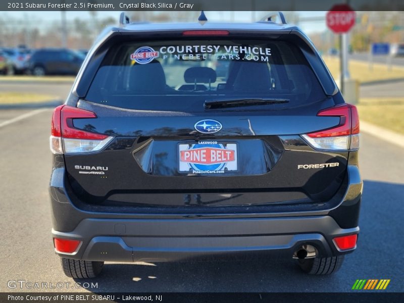 Crystal Black Silica / Gray 2021 Subaru Forester 2.5i Premium