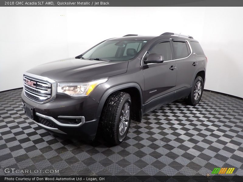 Quicksilver Metallic / Jet Black 2018 GMC Acadia SLT AWD