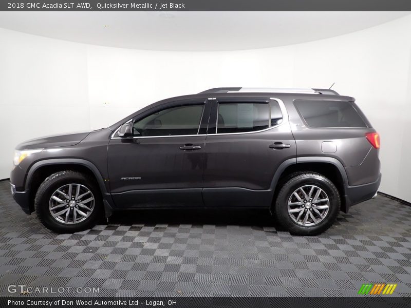 Quicksilver Metallic / Jet Black 2018 GMC Acadia SLT AWD