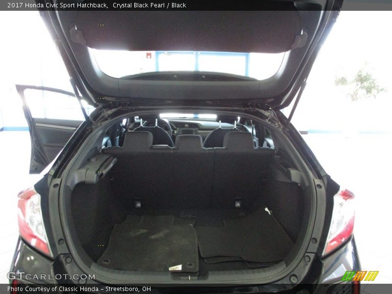 Crystal Black Pearl / Black 2017 Honda Civic Sport Hatchback