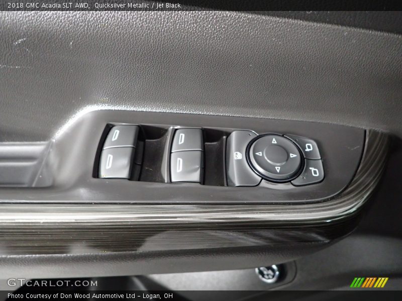 Quicksilver Metallic / Jet Black 2018 GMC Acadia SLT AWD