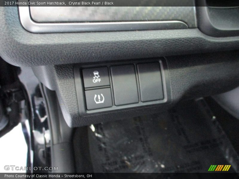 Crystal Black Pearl / Black 2017 Honda Civic Sport Hatchback
