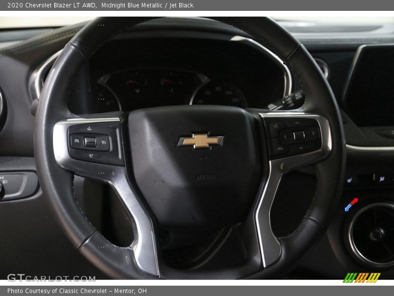 Midnight Blue Metallic / Jet Black 2020 Chevrolet Blazer LT AWD