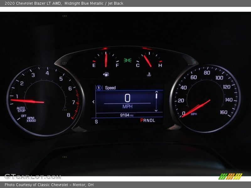 Midnight Blue Metallic / Jet Black 2020 Chevrolet Blazer LT AWD