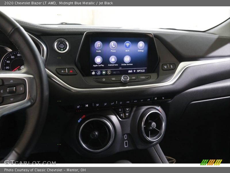 Midnight Blue Metallic / Jet Black 2020 Chevrolet Blazer LT AWD