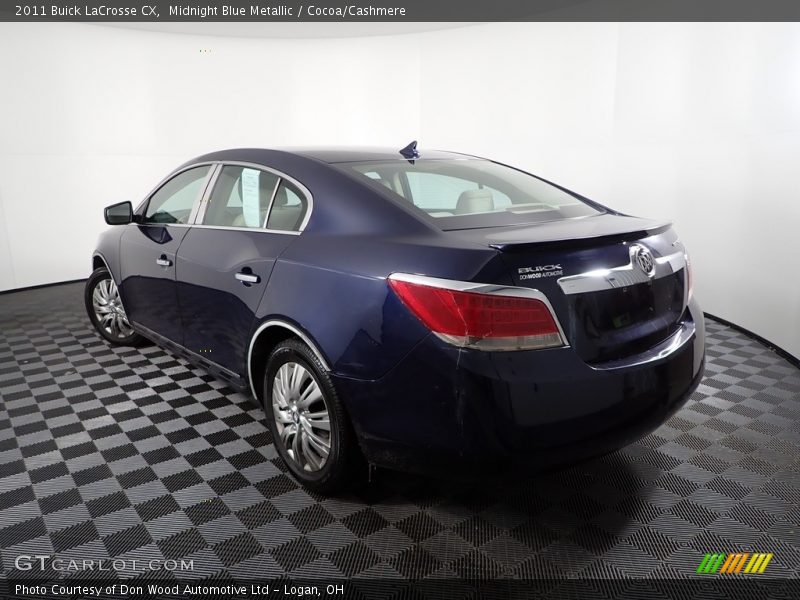 Midnight Blue Metallic / Cocoa/Cashmere 2011 Buick LaCrosse CX