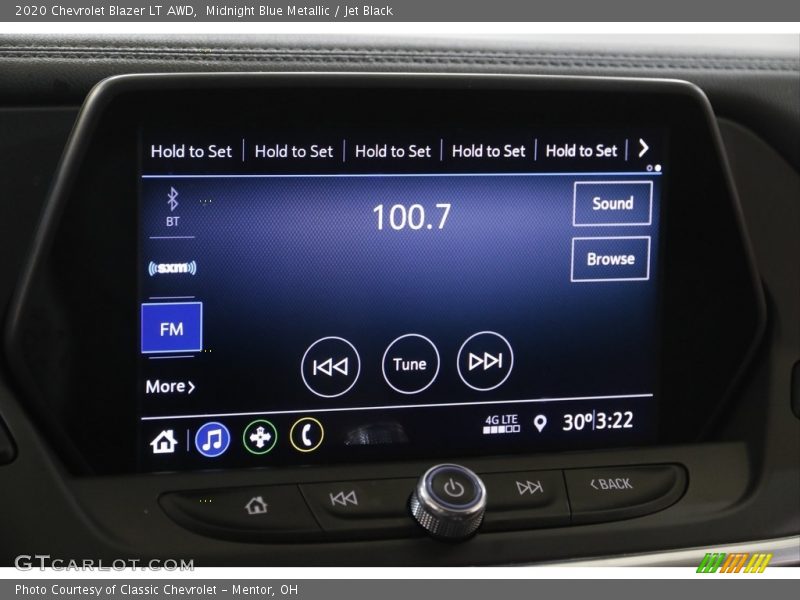 Midnight Blue Metallic / Jet Black 2020 Chevrolet Blazer LT AWD