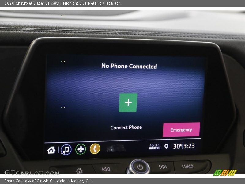 Midnight Blue Metallic / Jet Black 2020 Chevrolet Blazer LT AWD