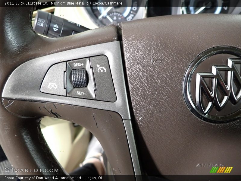 Midnight Blue Metallic / Cocoa/Cashmere 2011 Buick LaCrosse CX