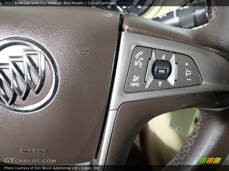 Midnight Blue Metallic / Cocoa/Cashmere 2011 Buick LaCrosse CX