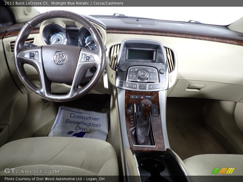 Midnight Blue Metallic / Cocoa/Cashmere 2011 Buick LaCrosse CX