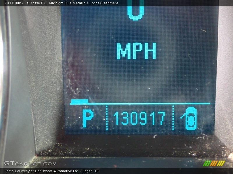 Midnight Blue Metallic / Cocoa/Cashmere 2011 Buick LaCrosse CX