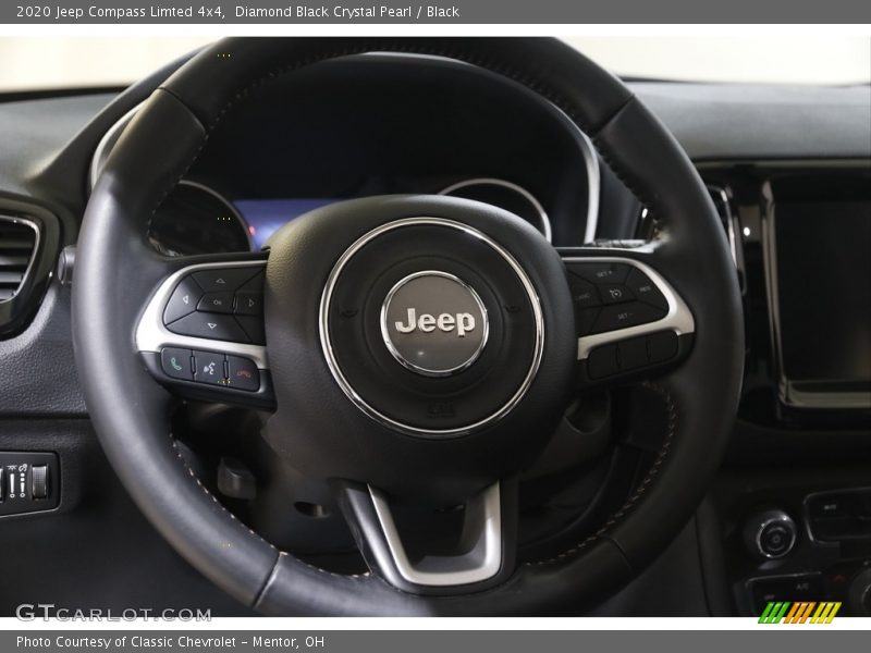 Diamond Black Crystal Pearl / Black 2020 Jeep Compass Limted 4x4