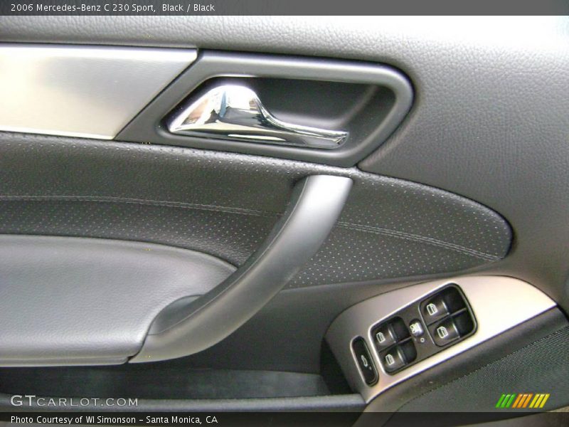 Black / Black 2006 Mercedes-Benz C 230 Sport