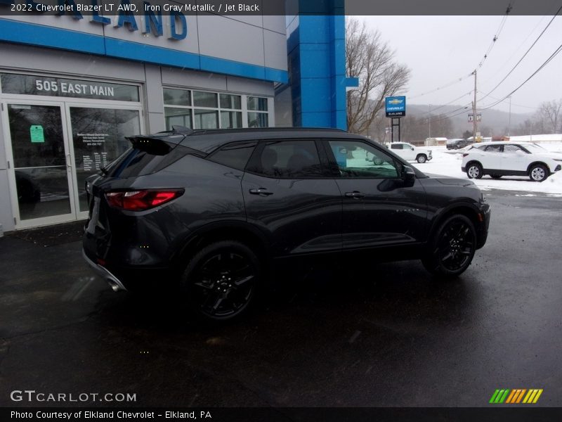 Iron Gray Metallic / Jet Black 2022 Chevrolet Blazer LT AWD