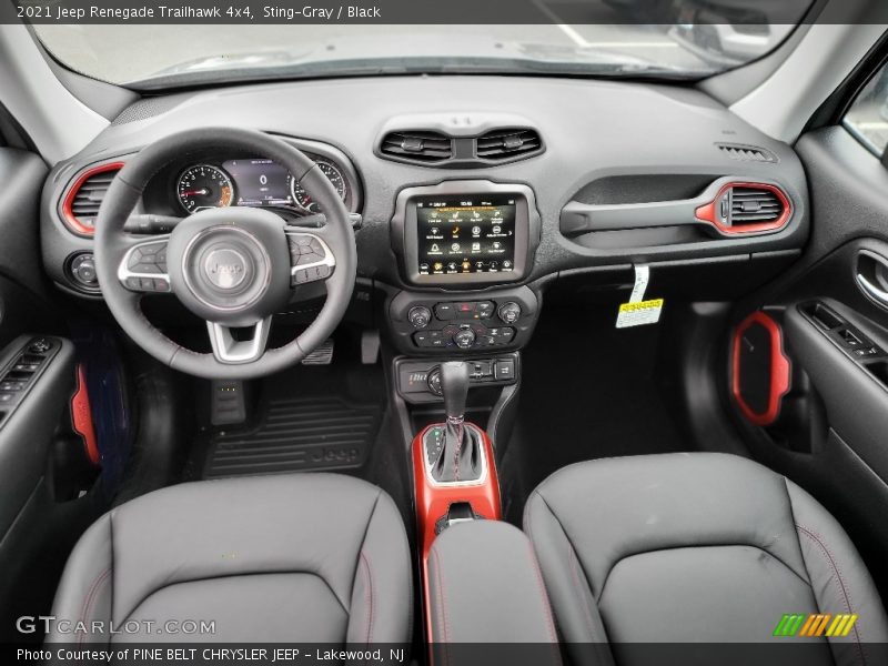 Front Seat of 2021 Renegade Trailhawk 4x4