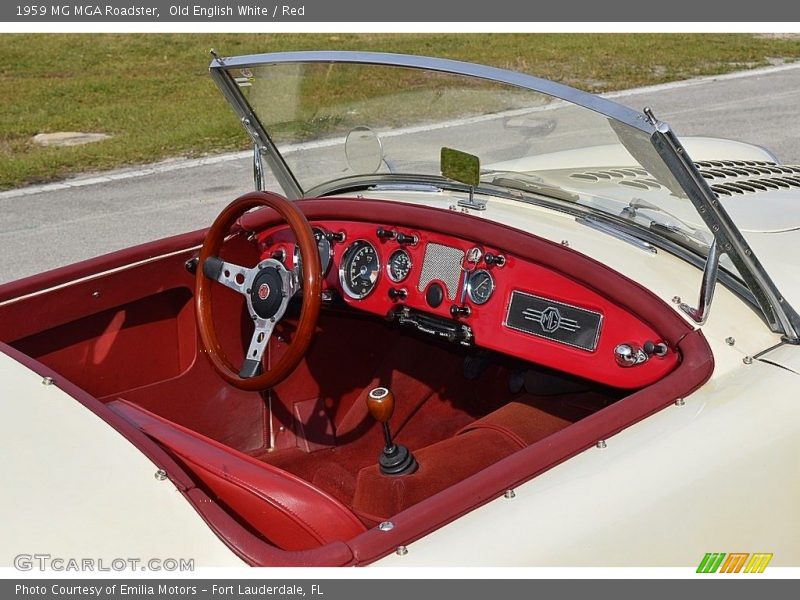 Dashboard of 1959 MGA Roadster