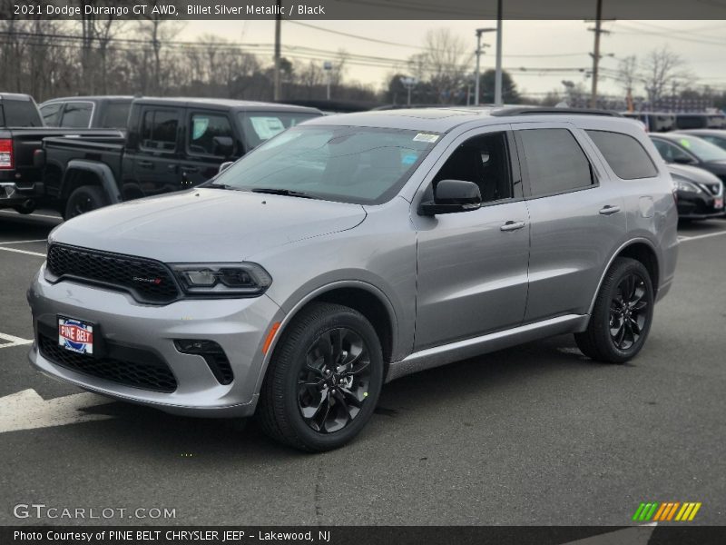 Billet Silver Metallic / Black 2021 Dodge Durango GT AWD