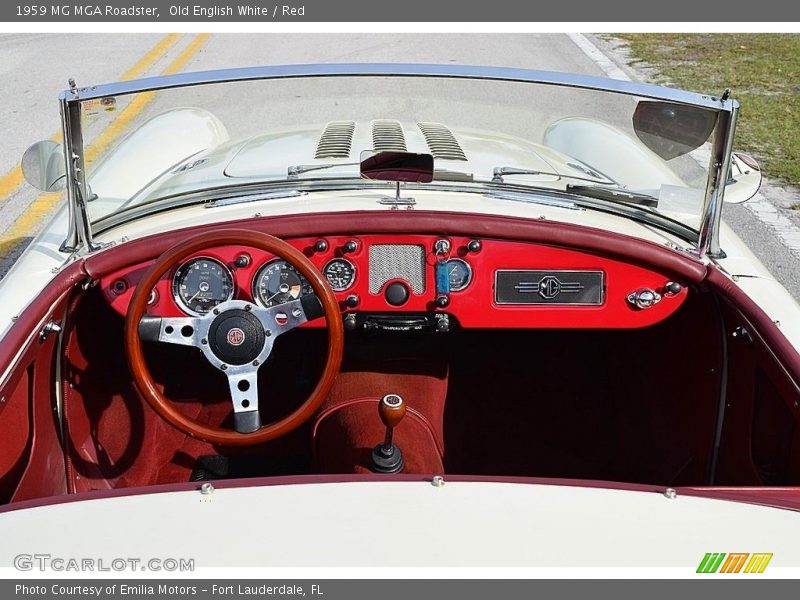 Dashboard of 1959 MGA Roadster