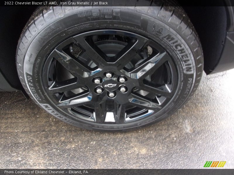 Iron Gray Metallic / Jet Black 2022 Chevrolet Blazer LT AWD