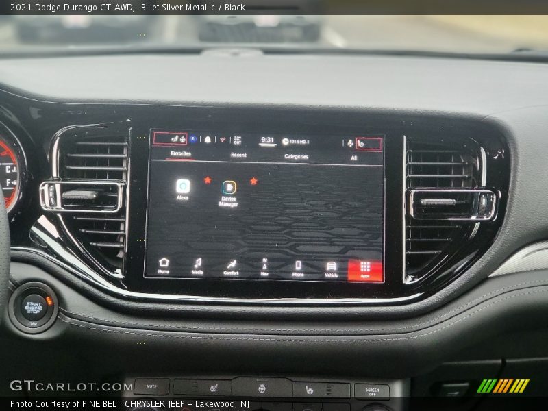 Billet Silver Metallic / Black 2021 Dodge Durango GT AWD
