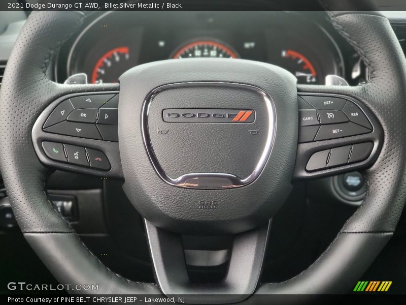 Billet Silver Metallic / Black 2021 Dodge Durango GT AWD