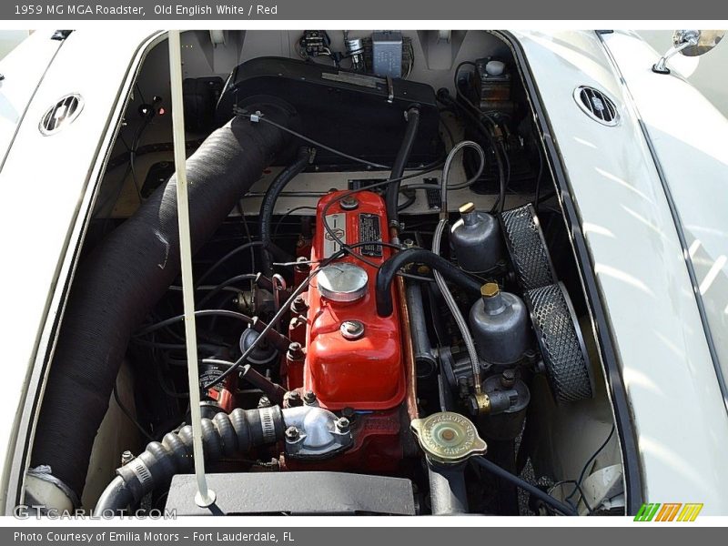  1959 MGA Roadster Engine - 1.5 Liter OHV 8-Valve 4 Cylinder