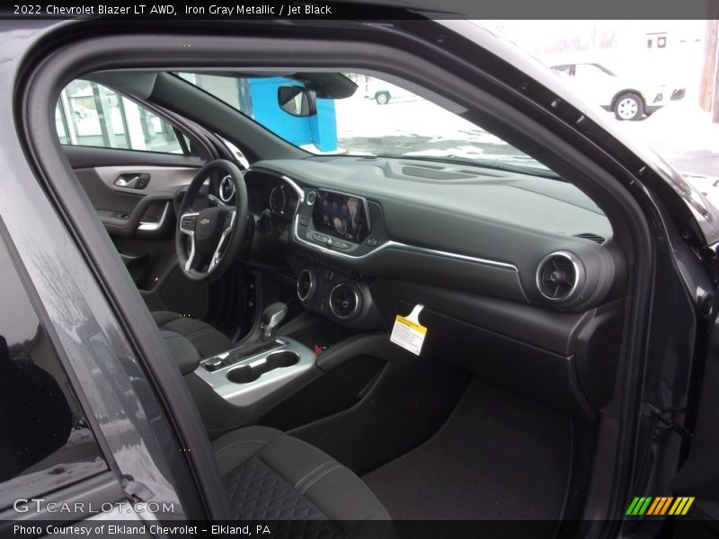 Iron Gray Metallic / Jet Black 2022 Chevrolet Blazer LT AWD