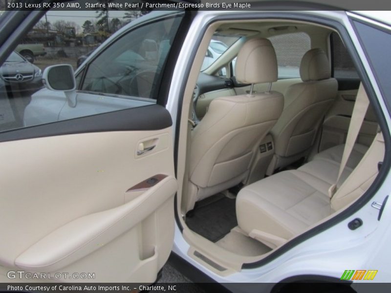 Starfire White Pearl / Parchment/Espresso Birds Eye Maple 2013 Lexus RX 350 AWD