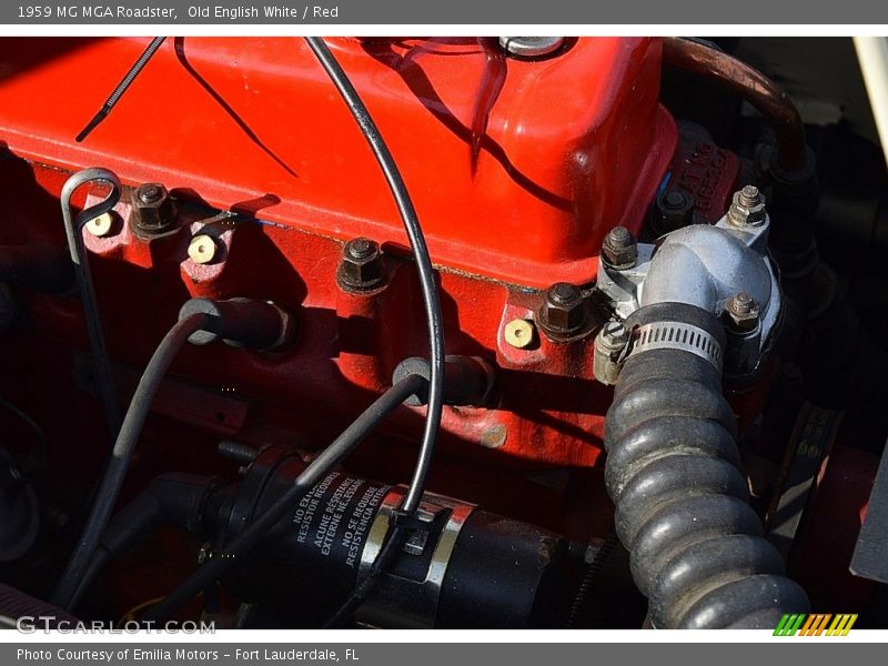 1959 MGA Roadster Engine - 1.5 Liter OHV 8-Valve 4 Cylinder