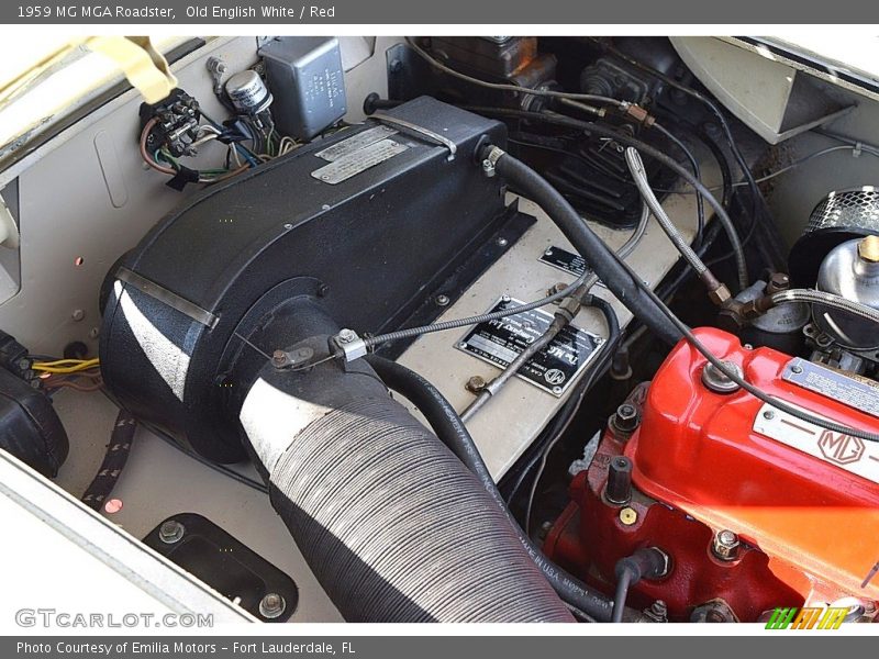  1959 MGA Roadster Engine - 1.5 Liter OHV 8-Valve 4 Cylinder