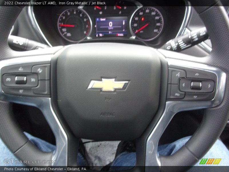 Iron Gray Metallic / Jet Black 2022 Chevrolet Blazer LT AWD