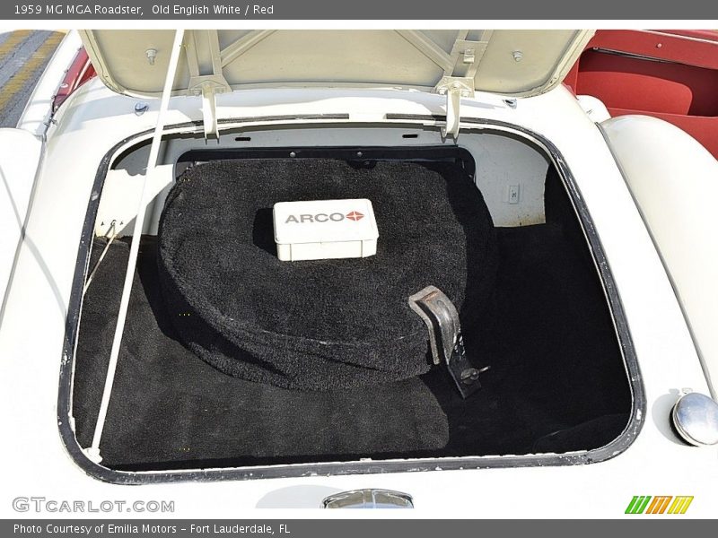  1959 MGA Roadster Trunk