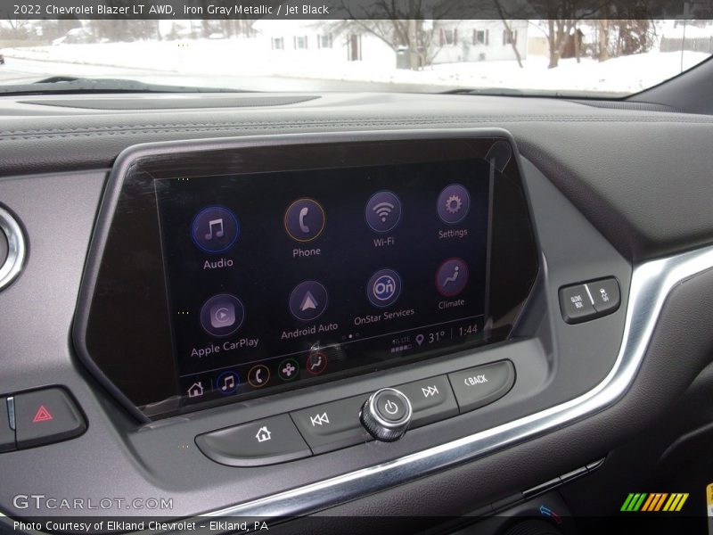 Iron Gray Metallic / Jet Black 2022 Chevrolet Blazer LT AWD