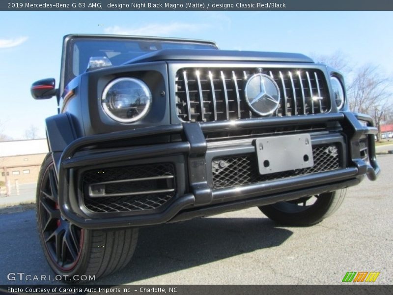 designo Night Black Magno (Matte) / designo Classic Red/Black 2019 Mercedes-Benz G 63 AMG