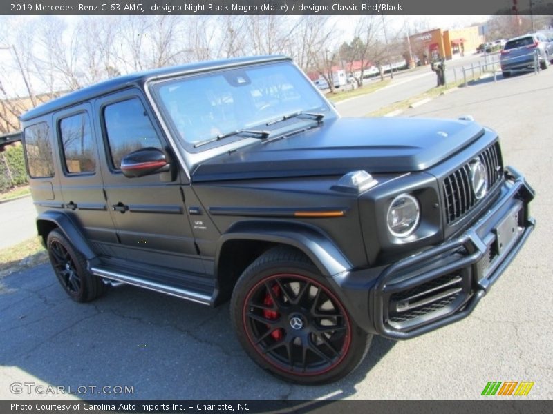 designo Night Black Magno (Matte) / designo Classic Red/Black 2019 Mercedes-Benz G 63 AMG