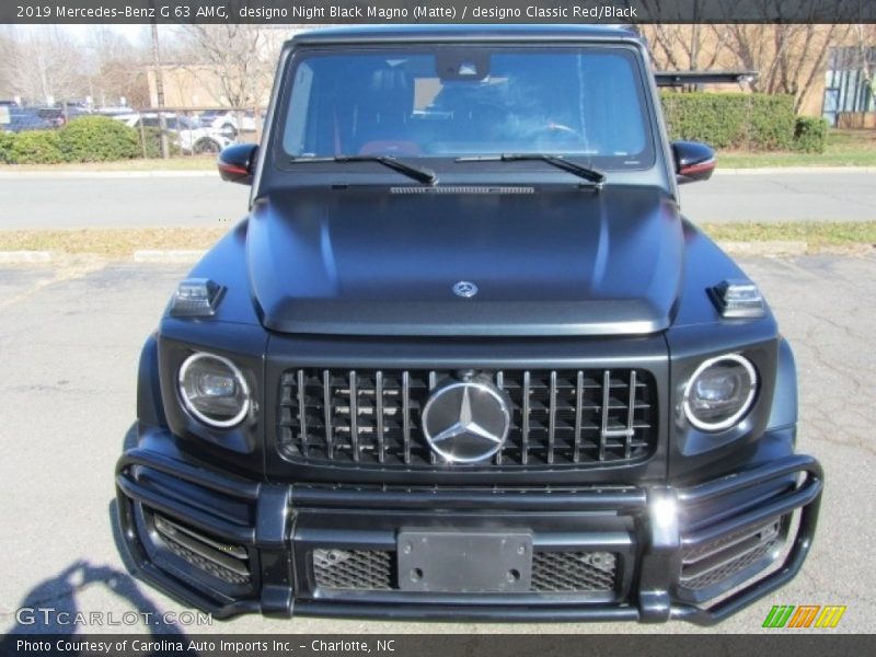designo Night Black Magno (Matte) / designo Classic Red/Black 2019 Mercedes-Benz G 63 AMG